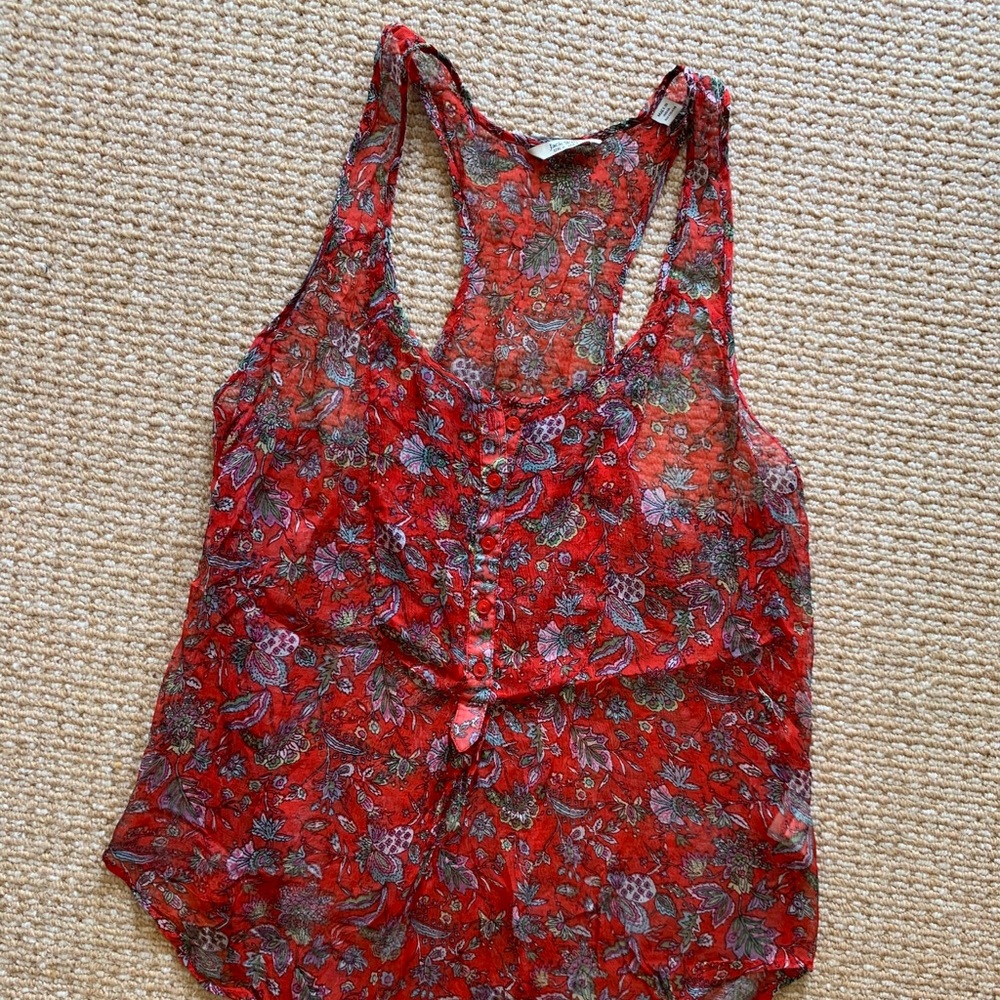 Jack Wills floral tank top